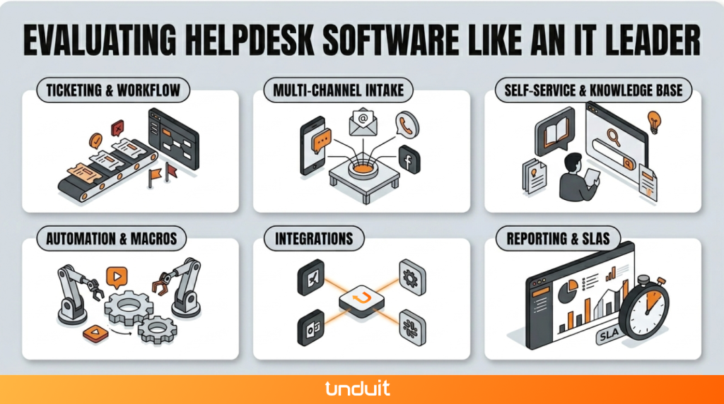 Evaluating Helpdesk ticketing system